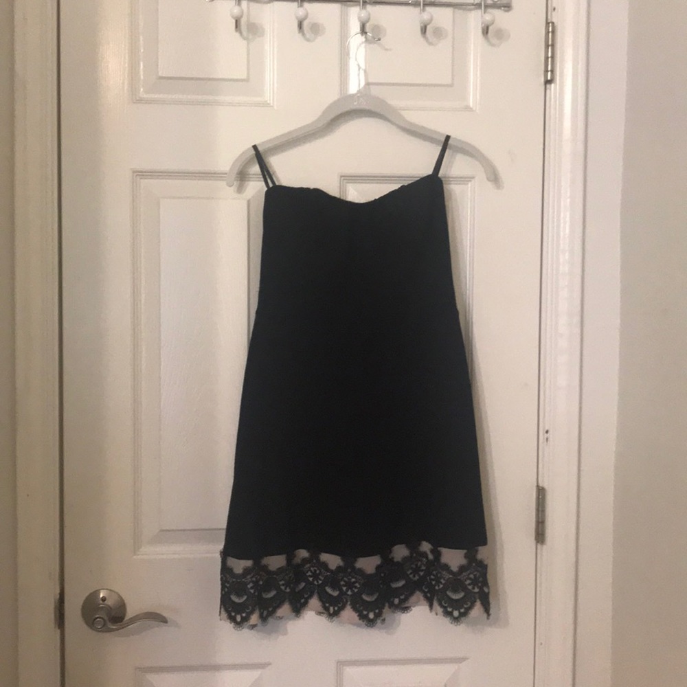 Cute strapless little black dress. LBD